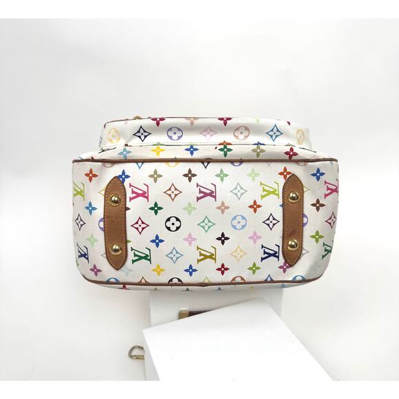 Louis Vuitton x Takashi Murakami Monogram Multicolor Rita Top Handle Bag - Picture 11 of 15